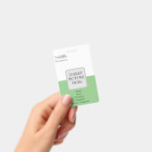 AANPASBAAR VERTICAAL ID-BADGE BADGE (Handheld)