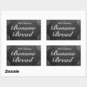Aanpasbaar vintage sierlijk frame krijtbord label (Vel)