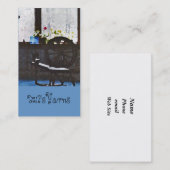 Aanpasbaar Visitekaartje met draaiend wiel (Voorkant / Achterkant)