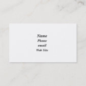 Aanpasbaar Visitekaartje met draaiend wiel (Achterkant)