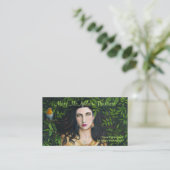 Aanpasbaar Visitekaartje met schilderen (Staand voorkant)