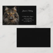 Aanpasbaar Visitekaartje voor Cattery (Voorkant / Achterkant)