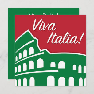 Aanpasbaar Viva Italia Patriotic Italy Kaart