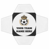 Aanpasbaar Voetbalteam Voetbal Koning Logo (Enkel)