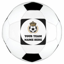 Aanpasbaar Voetbalteam Voetbal Koning Logo