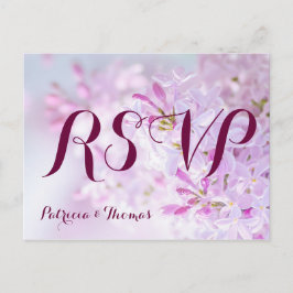 Aanpasbaar voor bruiloft RSVP Uitnodiging Briefkaart
