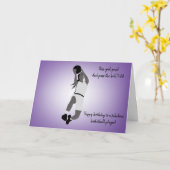 Aanpasbaar voor de Basketball Player Kaart (Gele Bloem)