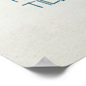 Aanpasbaar voor het strand Poster 1 (Hoek)