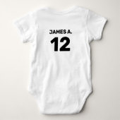 Aanpasbaar wit (ontwerp links voor & achter) romper (Achterkant)