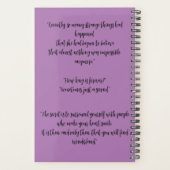 aanpasbaar - "Wonderland" Planner (Achterkant)