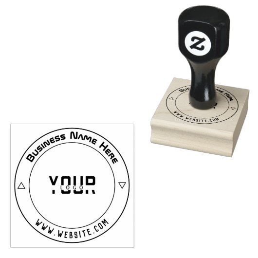 Aanpasbaar Zakelijk Logo Zelfinkende Stempel Zelf- (Gestempeld)
