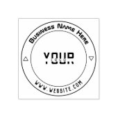 Aanpasbaar Zakelijk Logo Zelfinkende Stempel Zelf- (Afrduk)