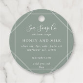 Aanpasbaar zeep Label (Voorkant)