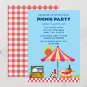 AANPASBAAR ZOMER PICKNICK FEEST KAART (Voorkant / Achterkant)