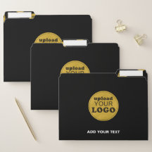 Aanpasbaar zwart bedrijfslogo modern