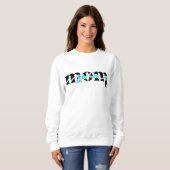 Aanpasbaar zwemmoeder sweatshirt (Voorkant volledig)