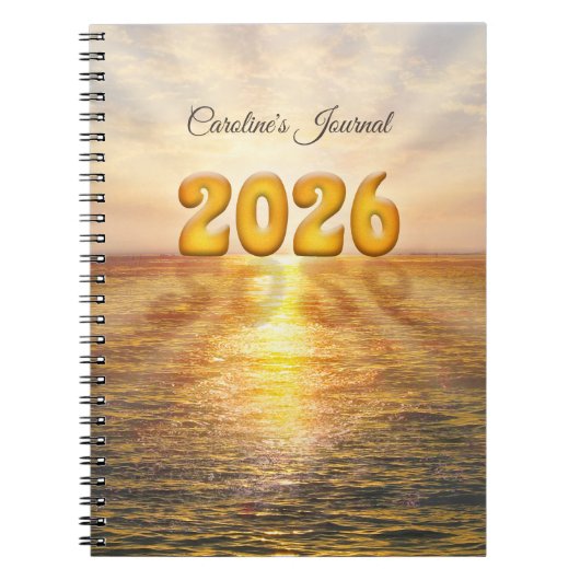 (Aanpasbare) 2026 Agenda Notitieboek (Voorkant)