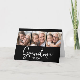 Aanpasbare 3 foto oma Oma-dag Kaart