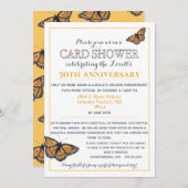 Aanpasbare 50e verjaardag kaart shower verzoek (Voorkant / Achterkant)