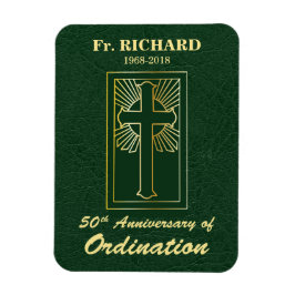 Aanpasbare 50ste verjaardag van priesterwijding Gr Magneet