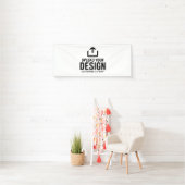 Aanpasbare 6x2.5' blanco bedrijfsbanner spandoek (Insitu)