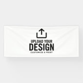 Aanpasbare 6x2.5' blanco bedrijfsbanner spandoek (Horizontaal)