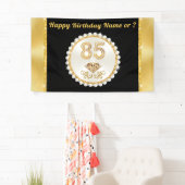 Aanpasbare, 85e verjaardag banner, Moeder, Oma, Spandoek (Insitu)