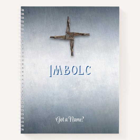 Aanpasbare 8.5x11 Imbolc Lichtmis Notitieboek (Voorkant)
