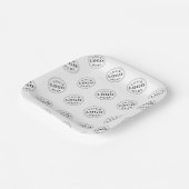 Aanpasbare 9" vierkante papieren bord voor eveneme (Gebogen)