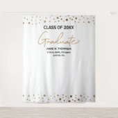 Aanpasbare achtergrond afstudeerfeest wandkleed (Voorkant)