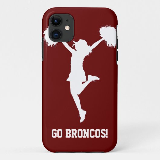 Aanpasbare Achtergrond Cheerleader Cheerleading Case-Mate iPhone Case (Achterkant)