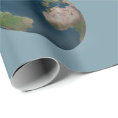 Aanpasbare achtergrond voor wereldbol op aarde cadeaupapier (Rol Hoek)