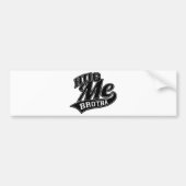 Aanpasbare achtergrondkleur voor Hug Me Bumpersticker (Voorkant)