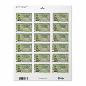 Aanpasbare adreslabels - HAMbWG Etiket (Full Sheet)