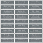 Aanpasbare adreslabels voor huwelijksgasten sticker (Voorkant)