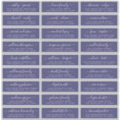Aanpasbare adreslabels voor huwelijksgasten sticker (Voorkant)