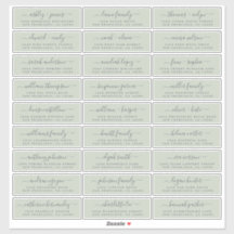 Aanpasbare adreslabels voor huwelijksgasten