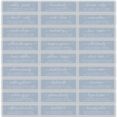 Aanpasbare adreslabels voor huwelijksgasten sticker (Voorkant)