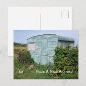 Aanpasbare adreswijziging briefkaart (Voorkant / Achterkant)