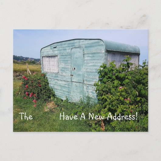 Aanpasbare adreswijziging briefkaart (Voorkant)