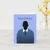 Aanpasbare Afrikaanse Amerikaanse mannendag Kaart (Gele Bloem)