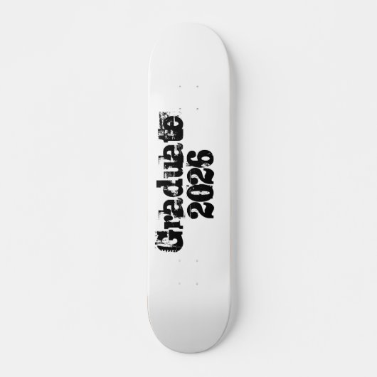 Aanpasbare Afstuderen 2026 Trend Cool Persoonlijk Skateboard (Voorkant)