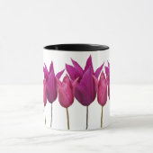 Aanpasbare Alison naam mooie roze tulp bloemig Mok (Midden)