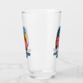 Aanpasbare Amerikaanse patriottische VS-vlag Steke Glas (Links)