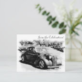 Aanpasbare Antiek partij voor de afboeking van aut Kaart (Staand voorkant)