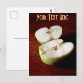 Aanpasbare appel briefkaart (Voorkant / Achterkant)