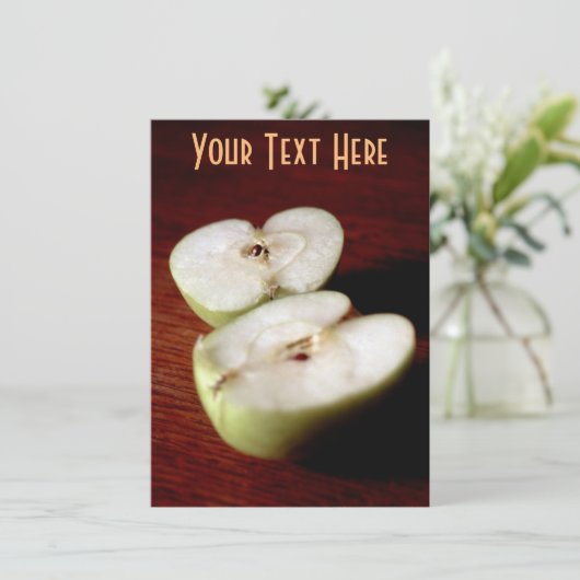 Aanpasbare appel kaart (Staand voorkant)