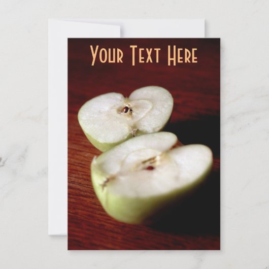 Aanpasbare appel kaart (Voorkant)