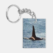 Aanpasbare Aquarius Orca West Coast Gemeenschap Sleutelhanger (Voorkant Links)