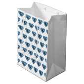Aanpasbare Aquarius Orka Moordwalvis Wit Medium Cadeauzakje (Voorkant Gekanteld)